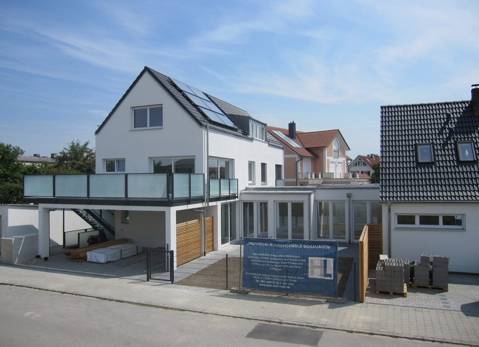 Garten- und Dachterrassenwohnung im „Individualwohnensemble Donauauen“